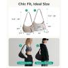 image:imageBAGSMART Crossbody Purses for Women with Adjustable Strap Small Puffer Hobo Bags Compact Fluffy Shoulder Handbags PouchDark Brown