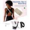 image:imageBAGSMART Fanny Packs for Women Small Belt Bag with Adjustable Strap Waist Pack for Running Workout Traveling Hiking BlackBeige Green