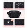 image:imageBAGSMART Fanny Packs for Women Small Belt Bag with Adjustable Strap Waist Pack for Running Workout Traveling Hiking BlackLight Pink