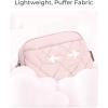 image:imageBAGSMART Puffy Fanny Packs for Women Crossbody Belt Bag with Adjustable Strap Quilted Waist Pack Purse for Traveling Shopping WorkoutPink