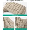 image:imageBAGSMART Quilted Crossbody Bag for Women Lightweight Puffer Purse for Travel Daily Use amp Work  Waterresistant Puffy Shoulder Bag w Adjustable Strap Light amp Comfortable Handsfree Bags Mothers day giftsDblossom Pink