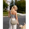 image:imageBAGSMART Quilted Crossbody Bag for Women Lightweight Puffer Purse for Travel Daily Use amp Work  Waterresistant Puffy Shoulder Bag w Adjustable Strap Light amp Comfortable Handsfree Bags Mothers day giftsBlatte Brown