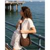 image:imageBAGSMART Quilted Crossbody Bag for Women Lightweight Puffer Purse for Travel Daily Use amp Work  Waterresistant Puffy Shoulder Bag w Adjustable Strap Light amp Comfortable Handsfree Bags Mothers day giftsCdark Brown