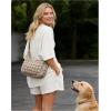 image:imageBAGSMART Quilted Crossbody Bag for Women Lightweight Puffer Purse for Travel Daily Use amp Work  Waterresistant Puffy Shoulder Bag w Adjustable Strap Light amp Comfortable Handsfree Bags Mothers day giftsBlatte Brown