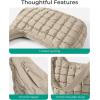 image:imageBAGSMART Quilted Crossbody Bag for Women Lightweight Puffer Purse for Travel Daily Use amp Work  Waterresistant Puffy Shoulder Bag w Adjustable Strap Light amp Comfortable Handsfree Bags Mothers day giftsPower Black