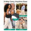 image:imageBAGSMART Shoulder Bag for Women Small Puffer Purses Crossbody Bag Lightweight Fluffy Hobo Handbag Puffy PouchBlack
