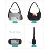 image:imageBAGSMART Shoulder Bag for Women Small Puffer Purses Crossbody Bag Lightweight Fluffy Hobo Handbag Puffy PouchBlack