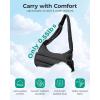 image:imageBAGSMART Shoulder Bag for Women Small Puffer Purses Crossbody Bag Lightweight Fluffy Hobo Handbag Puffy PouchBlack