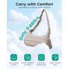 image:imageBAGSMART Shoulder Bag for Women Small Puffer Purses Crossbody Bag Lightweight Fluffy Hobo Handbag Puffy PouchCamel