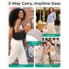 image:imageBAGSMART Shoulder Bag for Women Small Puffer Purses Crossbody Bag Lightweight Fluffy Hobo Handbag Puffy PouchGrey