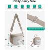 image:imageBAGSMART Small Crossbody Bags for Women Puffer Cute Bum Bag with Pouch Quilted Purse for Daily Travel College Leopard  46L compact size structured bum bag small yet spacious 2in1 set mom bagCheckered