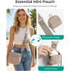 image:imageBAGSMART Small Crossbody Bags for Women Puffer Cute Bum Bag with Pouch Quilted Purse for Daily Travel College Leopard  46L compact size structured bum bag small yet spacious 2in1 set mom bagCheckered