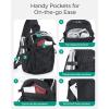 image:imageBAGSMART Small Crossbody Sling Bag Crossbody Daypack Chest Shoulder Bag Hiking Small Backpack for Casual Travel SportBaby Blue