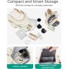 image:imageBAGSMART Small Crossbody Sling Bag for Men Women Small Sling Backpack Shoulder Bag AntiTheft Chest DaypackBeige
