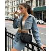 image:imageBAGSMART Spacious Puffy Bum Bags for Women Crossbody Fanny Packs for Travel amp Work Waterproof Coated Mom Bag  5L Roomy Purses Large Fanny Pack ideal for Moms Long Outings Everyday bum bag Puffer Nylon01Jet Black