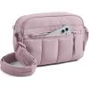 image:imageBAGSMART Anti Theft Crossbody Bags for Women Travel Purse Medium Quilted Puffy cross body bag Handbags Shoulder Purses DarkmediumPurple