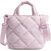 image:imageBAGSMART Crossbody Bags for Women Lightweight Purses for Women Quilted Puffer Tote Handbags for Daily UseShopTravelBaby Pink