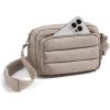 image:imageBAGSMART Crossbody Bags for Women Puffer Crossbody Purses for Women with RFID Blocking Slots Handbags Wallet Small Purse  Travel Purse Small Crossbody 34L Mini Purse for Travel Gym Lightweight WaterresistantBrown