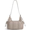 image:imageBAGSMART Crossbody Bags for Women Puffer Purses for Women DailyTravel 6L Cute Fluffy Hobo Bag  Lightweight Sturdy Travel Purse w zippered pockets amp adjustable strap Soft comfy cute Mothers day giftsAwarm Sand