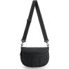 image:imageBAGSMART Crossbody Bags for Women Travel Purse Puffer Bum Bag Handbag Wallets Crossbody Fanny Packs for Travel amp WorkBlack