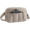 image:imageBAGSMART Fanny Packs for Women Cross Body Quilted Puffy Belt Bag with Pockets Fashion Waist Packs for Traveling Hiking CamelCamel
