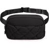 image:imageBAGSMART Puffy Fanny Packs for Women Crossbody Belt Bag with Adjustable Strap Quilted Waist Pack Purse for Traveling Shopping WorkoutBlackpuffy