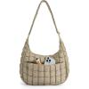 image:imageBAGSMART Quilted Crossbody Bag for Women Lightweight Puffer Purse for Travel Daily Use amp Work  Waterresistant Puffy Shoulder Bag w Adjustable Strap Light amp Comfortable Handsfree Bags Mothers day giftsBlatte Brown