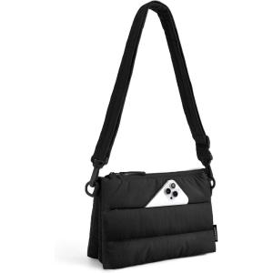 image:imageBAGSMART Cross Body Purse Medium Crossbody Bags for Women Travel Purse 43L Puffy Handbag Wallet with RFID Blocking SlotsBlack