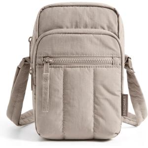 image:imageBAGSMART Crossbody Bags for Women Mini Cell Phone Cross body Purses Travel Wallet with RFID Blocking Card SlotsAgrayish Brown