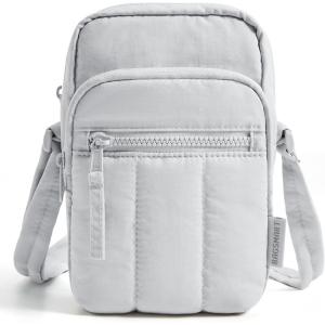 image:imageBAGSMART Crossbody Bags for Women Mini Cell Phone Cross body Purses Travel Wallet with RFID Blocking Card SlotsCgrey