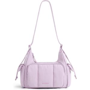 image:imageBAGSMART Crossbody Bags for Women Puffer Purses for Women DailyTravel 6L Cute Fluffy Hobo Bag  Lightweight Sturdy Travel Purse w zippered pockets amp adjustable strap Soft comfy cute Mothers day giftsIced Lavender