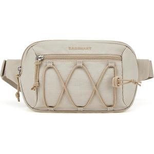image:imageBAGSMART Fanny Packs for Women Small Belt Bag with Adjustable Strap Waist Pack for Running Workout Traveling Hiking BlackBeige Green