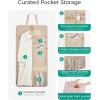 image:imageBAGSMART Garment Bags for Travel Foldable Carry on Suit Carrier for Hanging Clothes Stylish Dress Carrier Large Convertible Weekender Garment Bags for Women MenPuffy Black