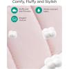 image:imageBAGSMART Garment Duffel Bag Convertible 2in1 Puffy WaterResistant CarryOn with Shoe Compartment ABlackBLight Pink