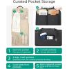image:imageBAGSMART Large Garment Bags for Travel Carry on Garment Bags for Hanging Clothes Travel Suit Bag for Shirts Dresses Coats Beige3Beige
