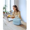 image:imageBAGSMART Lunch Bag Women Double Deck Insulated Lunch Box Quilted Puffer Lunch Tote Leakproof Durable amp Reusable Large Lunch Cooler For Work Picnic Travel Meal Prep CamelDark Pink