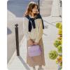 image:imageBAGSMART Lunch Bag Women Double Deck Insulated Lunch Box Quilted Puffer Lunch Tote Leakproof Durable amp Reusable Large Lunch Cooler For Work Picnic Travel Meal Prep CamelLavender Purple