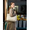 image:imageBAGSMART Lunch Bag Women Large Lunch Box Insulated Tote Bag with MultiPockets Quilted Puffy Tote for Work Outdoors05Gray
