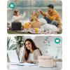 image:imageBAGSMART Lunch Box for Women Insulated Lunch Bag Cute Puffer Lunch Tote Bags Lightweight Quilted Reusable Cooler for Work Picnic or Travel KhakiKhaki