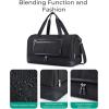 image:imageBAGSMART Medium Garment Bags for Travel Convertible Travel Garment Duffle Bag Suit Bags for Women 2 in 1 Garment Bags with Shoe CompartmentGrey