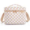 image:imageBAGSMART Lunch Box for Women Insulated Lunch Bag Cute Puffer Lunch Tote Bags Lightweight Quilted Reusable Cooler for Work Picnic or Travel KhakiKhaki