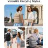 image:imageBAGSMART 35L Travel Backpack Women 173 Inch Carry On Backpack Flight Approved Personal Item Backpack Travel Bag Water Resistant Casual Daypack BlackDesert