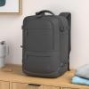image:imageBAGSMART 37L Compression Travel Backpack Expandable Carry On Backpack with Packing Cubes Water Resistant Weekender Backpack Fits 17 Inch laptop Luggage Daypack with Shoe Bag GreyObsidian Black