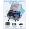 image:imageBAGSMART 37L Compression Travel Backpack Expandable Carry On Backpack with Packing Cubes Water Resistant Weekender Backpack Fits 17 Inch laptop Luggage Daypack with Shoe Bag GreyKhaki