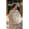 image:imageBAGSMART 37L Compression Travel Backpack Expandable Carry On Backpack with Packing Cubes Water Resistant Weekender Backpack Fits 17 Inch laptop Luggage Daypack with Shoe Bag GreyWarm Beige
