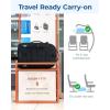 image:imageBAGSMART Carry On Travel Backpack 17 Inch Large Travel backpack Carry On Flight Approved Antitheft Personal Item Backpack Travel Bag With Shoe Bag 30L Water Resistant Casual Daypack BeigeGreen