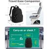 image:imageBAGSMART College Laptop Backpack Travel Backpack for Women Quilted Casual Daypack WaterResistant Bookbag for 156 Inch Laptop BlackDim Gray