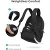 image:imageBAGSMART College Laptop Backpack Travel Backpack for Women Quilted Casual Daypack WaterResistant Bookbag for 156 Inch Laptop BlackDim Gray