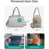 image:imageBAGSMART Gym Bag for Women Carry on Travel Duffel Bag Waterresistant Weekender with Shoe Compartment for Gym Travel Work Desert MediumMCamel