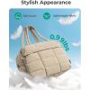 image:imageBAGSMART Gym Bag for Women Carry on Travel Duffel Bag Waterresistant Weekender with Shoe Compartment for Gym Travel Work Desert MediumMDesert